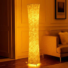 Load image into Gallery viewer, Floor Lamp, CHIPHY 64" Tall Lamp, Dimmable and Color Changing LED Smart Bulbs and White Fabric Shade, with Remote Control, Standing Lamp for Living Room, Bedroom and Play Room
