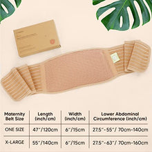 Load image into Gallery viewer, KeaBabies Maternity Belly Band for Pregnancy - Soft & Breathable Pregnancy Belly Support Belt - Pelvic Support Bands - Tummy Band Sling for Pants - Pregnancy Back Brace (Classic Ivory, One Size)