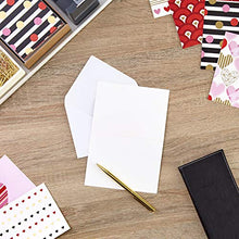 Load image into Gallery viewer, Hallmark Blank Cards Assortment, Hearts and Stripes (24 Cards with Envelopes)