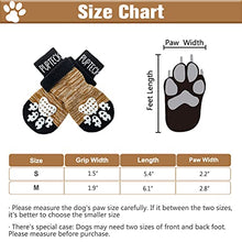 Load image into Gallery viewer, PUPTECK Double Side Anti-Slip Dog Socks - 4 Pack Dog Paw Protection for Puppy Indoor Traction Wear on Hardwood Floor for Small and Medium Dogs, Soft and Comfortable with Adjustable Straps