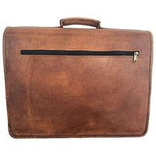 Load image into Gallery viewer, KPL 18 INCH Leather Briefcase Laptop Messenger bag best computer satchel Handmade Bags for men