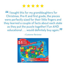 Load image into Gallery viewer, Melissa & Doug USA Map Floor Puzzle (51 pcs, 2 x 3 feet)