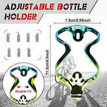 Load image into Gallery viewer, HASAGEI Bike Water Bottle Holder, Bicycle Water Bottle Brackets Dazzling for Sports for Road and Mountain Cycling (Blue Green)