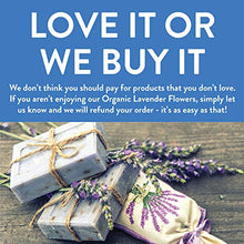 Load image into Gallery viewer, Organic Lavender Flowers Dried | Perfect for Tea, Baking, Lemonade, DIY Beauty, Sachets & Fresh Fragrance | 100% Raw From France | Large 4oz Resealable Kraft Bag | by FGO