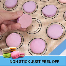 Load image into Gallery viewer, STATINT Baking Mats, Non-Stick, Reusable Food Safe Silicone- Pack of 4 Half Sheet +1Quarter Reusable Baking Mat for Macarons, Cookies, Pastries, Bread, Meat
