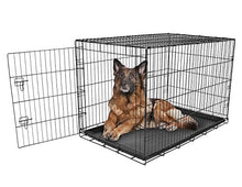 Load image into Gallery viewer, Carlson Pet Products Secure and Foldable Single Door Metal Dog Crate, Extra Large