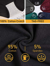 Load image into Gallery viewer, INNERSY Womens Underwear Cotton Hipster Panties Regular & Plus Size 6-Pack(Medium,Dark Vintage)