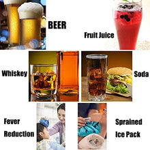 Load image into Gallery viewer, DERGUAM 8 Packs Fast-cooling 304 Stainless Steel Ice Cubes Whiskey Stones Whiskey Rocks With Nonslip Ice Tong&Wine Opener&Freezer Storage Tray Great for Whiskey,Wine,Beer,Juice or Soda