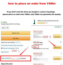 Load image into Gallery viewer, YSMei Women's Long Off The Shoulder Sequined Prom Party Dress Split Mermaid Wedding Gown Burgundy 12