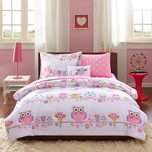 Load image into Gallery viewer, Mizone MZK10-086 Mi Zone Kids Wise Wendy Complete Bed and Sheet Set Full Pink,