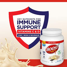 Load image into Gallery viewer, BOOST Original Balanced Nutritional Powder Drink Mix with 10g Protein and 25 Vitamins & Minerals, Very Vanilla, 46.5 Ounce