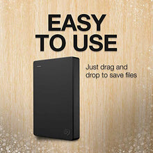 Load image into Gallery viewer, Seagate Portable 5TB External Hard Drive HDD – USB 3.0 for PC, Mac, PS4, & Xbox - 1-Year Rescue Service (STGX5000400), Black
