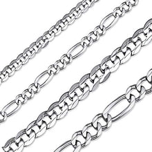 Load image into Gallery viewer, Women Mens Necklace Cuban Link Chain 5mm, Solid 925 Sterling Silver Cuban Link Curb Chain Necklace Boys Hip Hop Hiphop Rock Jewellery, 20 Inches