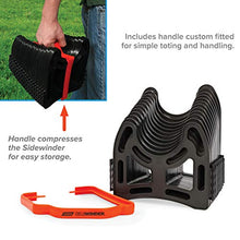 Load image into Gallery viewer, Camco 43031 10ft Sidewinder RV Sewer Hose Support, Made From Sturdy Lightweight Plastic, Won't Creep Closed, Holds Hoses In Place, No Need For Straps