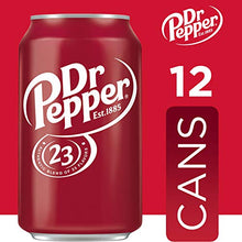 Load image into Gallery viewer, Dr Pepper, 12 fl oz cans (Pack of 12)