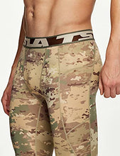 Load image into Gallery viewer, TSLA Men's Compression Pants, Cool Dry Athletic Workout Running Tights Leggings with Pocket/Non-Pocket, Athletic Pocket Utility Camo, XX-Large