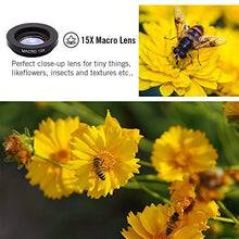 Load image into Gallery viewer, SHUTTERMOON UPGRADED Phone Camera Lens Kit for iPhone 11/Xs/R/X/8/7/6s/Smartphones/Pixel/Samsung/Android Phones Camera. 2xTele Lens Zoom Lens+Fisheye Lens+Super Wide Angle Lens&Macro Lens+CPL (5 in 1)