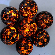 Load image into Gallery viewer, DAPERCI Natural Stones Crystal Stone Natural Fire Agate Stone Crystal Sphere Ball Powerful Chakra Energy Wicca Crystals and Healing Stones Spiritual Witchcraft Natural Stones