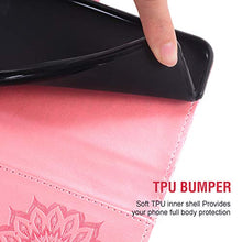 Load image into Gallery viewer, Phone Case for Samsung Galaxy J1 2016/Amp 2/Express 3/Luna Wallet Cases with Tempered Glass Screen Protector Leather Slim Flip Cover Card Holder Stand Accessories Glaxay Amp2 SM-J120A Women Rose Gold