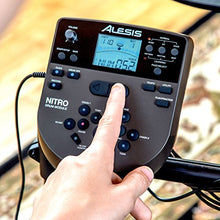 Load image into Gallery viewer, Alesis Drums Nitro Mesh Kit | Eight Piece All Mesh Electronic Drum Kit With Super Solid Aluminum Rack, 385 Sounds, 60 Play Along Tracks, Connection Cables, Drum Sticks & Drum Key Included