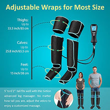Load image into Gallery viewer, Sotion Pro Leg Massager, for Circulation and Relaxing Muscles,Foot Calf Thigh Massage Air Compression Machine with Convenient Travel Bag,Sequential Therapy Device Gifts for Dad and Mom