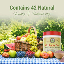 Load image into Gallery viewer, GO Ruby GO! - Nutritional Red Superfood Powder Juice, Loaded with 42 Plant-Based Antioxidants & Fruit Extracts, Effective Probiotics, Fortifying & Healthy Superior Energy, Better Immunity & Digestion
