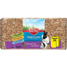 Load image into Gallery viewer, Kaytee Clean & Cozy Natural Bedding with Lavender for Pet Guinea Pigs, Rabbits, Hamsters, Gerbils, and Chinchillas, 49.2 Liters