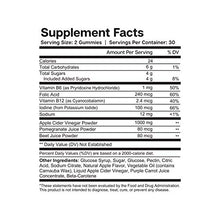 Load image into Gallery viewer, Apple Cider Vinegar Gummies from The Mother - All-Natural, Vegan ACV with Folic Acid and Vitamin B6 & B12 | by Essential Elements - 60 Count