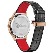 Load image into Gallery viewer, Citizen Eco-Drive Disney Quartz Mens Watch, Stainless Steel with Leather strap, Mickey Mouse, Black (Model: AP1053-15W)