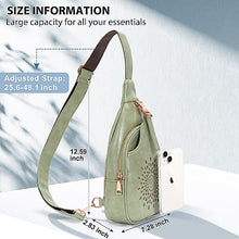 Load image into Gallery viewer, APHISON Sling Bag for Women Womens Wallets 1328-2214 GREEN