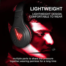 Load image into Gallery viewer, COLUSI Super Lightweight Gaming Headset Xbox One Headset,PS4 Headset with Mic&LED Light,Compatible with PC,Laptop,PS4,Xbox One Conntroller(Adapter Not Included),Ipad,Mobile Phone(Red)