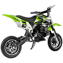 Load image into Gallery viewer, XtremepowerUS 49CC 2-Stroke Gas Power Mini Pocket Dirt Bike Dirt Off Road Motorcycle Ride-on Motor Cycle (Green)