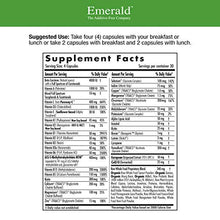 Load image into Gallery viewer, Emerald Labs Complete Clinical Multi - Multivitamin Clinical Potency Formula with Vitamins, Minerals, Herbs - 120 Vegetable Capsules