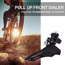 Load image into Gallery viewer, NKLC Front Bike Derailleurs, FD-TZ30 Pull-Down/Pull-Up 18/21 Speed Front Dialer, Bicycle Parts, Bicycle Accessories, Front Derailleur(Pull-Up,Black)