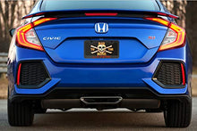 Load image into Gallery viewer, 2 Pack Car License Plate Frame for Honda Civic, Stainless Steel Auto Plate Frames Frames to Protect Plates,with Screw Caps Cover Set Suit,Applicable to US Standard car License Frame