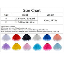 Load image into Gallery viewer, AWAYTR Adult Tutus Skirts for Women - 4 Layers Tutu Skirt for Halloween Costume (Black, Large/X-Large)