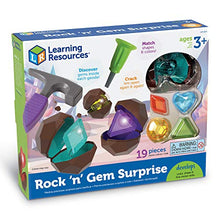 Load image into Gallery viewer, Learning Resources Rock 'n Gem Surprise, Sorting, Matching & Counting Skills Activity Set, Early STEM, 19 Pieces, Ages 3+