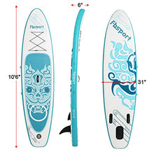 Load image into Gallery viewer, FBSPORT 10'6'' Premium Inflatable Stand Up Paddle Board, Yoga Board with Durable SUP Accessories & Carry Bag | Wide Stance, Surf Control, Non-Slip Deck, Leash, Paddle and Pump for Youth & Adult