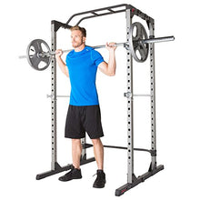 Load image into Gallery viewer, Fitness Reality 810XLT Super Max Power Cage | Optional Lat Pull-down Attachment and Adjustable Leg Hold-down | Power Cage Only