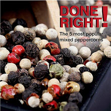 Load image into Gallery viewer, The Spice Lab 5 pepper Rainbow Peppercorn - Mixed Peppercorns with Pimenta (All Spice) – 1 Pound Resealable Bag - Kings Peppercorn Medley - All Natural OU Kosher Gluten Free - Peppercorns for Grinder Refill