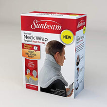 Load image into Gallery viewer, Sunbeam Heating Pad for Neck & Shoulder Pain Relief | Standard Size Renue, 4 Heat Settings with Auto-Off | Grey, 22-Inch x 19-Inch