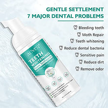 Load image into Gallery viewer, 2Pcs Toothpaste Cleansing Foam, 60ml Baking Soda Toothpaste, Intensive Stain Removal Toothpaste, Travel Friendly, Easy to Use, Oral Care-Toothpaste Replacement, Ultra-fine Mousse Foam(2PCs)