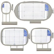 Load image into Gallery viewer, New brothread Embroidery Machine Hoop 4 in 1 Set (SA437+SA438+SA439+SA441) for Brother Innovis NQ3600D/3500D NQ1600E/1400E VE2200 4000D 1500D V7 V5 V3 VM5200/6200D BabyLock Ellegante/Aventura/Flourish