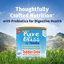 Load image into Gallery viewer, Pure Bliss by Similac Toddler Drink with Probiotics, Starts With Fresh Milk From Grass-Fed Cows, Non-gmo Toddler Formula, 24.7 Oz, 6Count