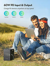 Load image into Gallery viewer, Portable Power Station RAVPower 252.7Wh/70200mAh Solar Generator,Dual 110V/300W Pure Sine Wave AC Outlet,60W PD and 120W DC Port Backup Lithium Battery for Outdoors Camping Travel Hunting Emergency