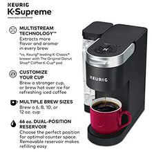 Load image into Gallery viewer, Keurig K-Supreme Coffee Maker, Single Serve K-Cup Pod Coffee Brewer, Black & My K-Cup Universal Reusable Filter MultiStream Technology - Gray