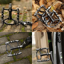 Load image into Gallery viewer, AOIEORD MTB Bike Pedals, 3 Sealed Bearing Cycling Non-Slip Bicycle Pedals, Ultralight Aluminum Alloy 9/16 Road BMX Pedals Flat Platform Pedal