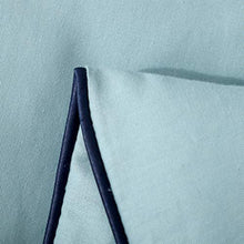 Load image into Gallery viewer, LEISURELY COLLECTION All Season 100% Cotton Quilted Comforter Soft Breathable Fluffy (Miami Blue, Full/Queen)