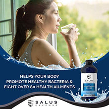 Load image into Gallery viewer, Salus Defense Structured Silver Liquid — Daily Immune Support Supplement with Advanced Structured Silver Technology — All Natural and Safe for All Ages with No Additives — 16 Ounce Bottle (2 Pack)