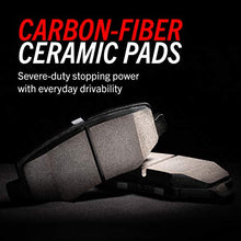Load image into Gallery viewer, Power Stop K5857-26 Front Z26 Carbon Fiber Brake Pads with Drilled & Slotted Brake Rotors Kit